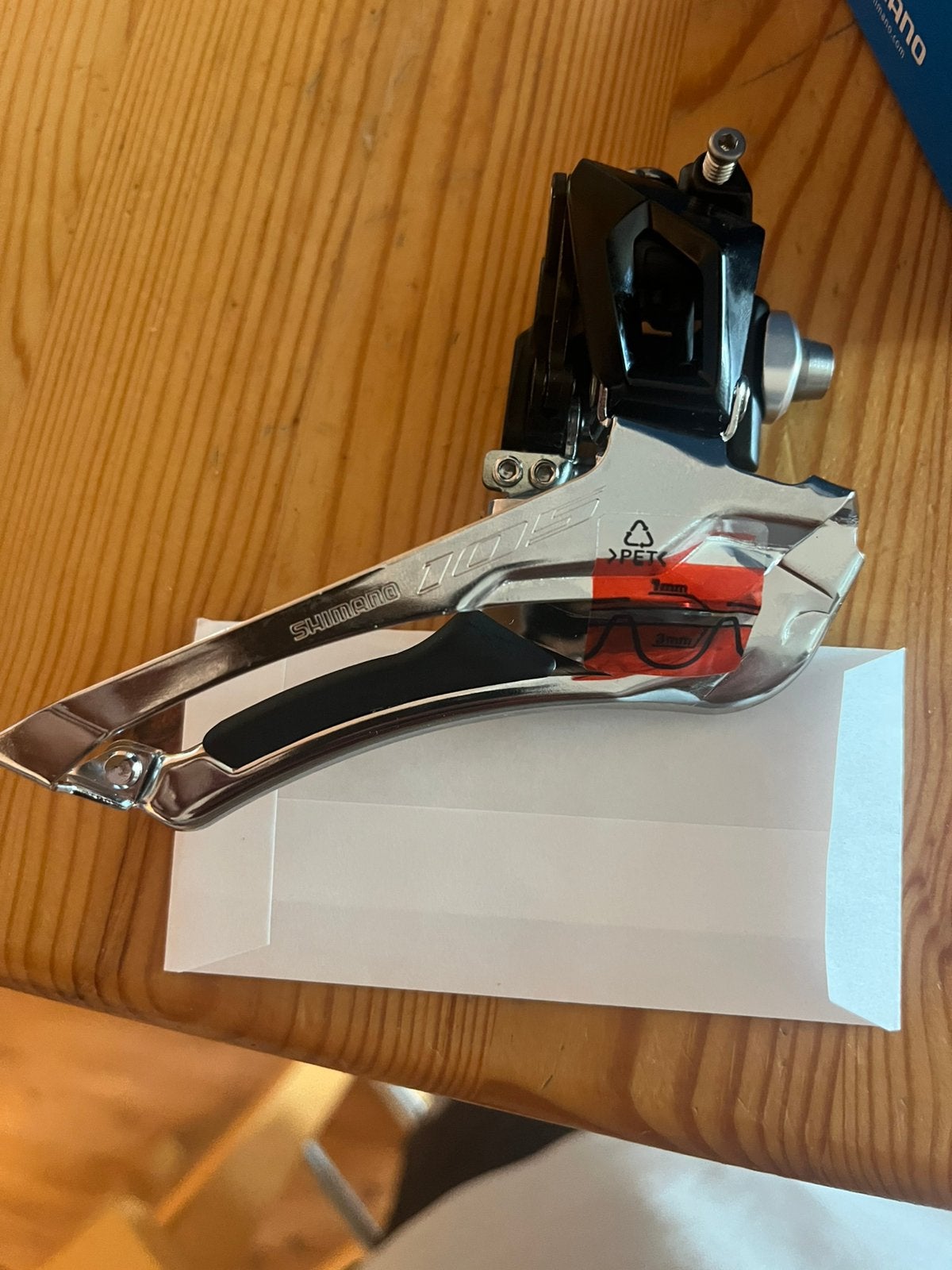 Shimano 105 voorderailleur, Ophalen, Zo goed als nieuw, Douche