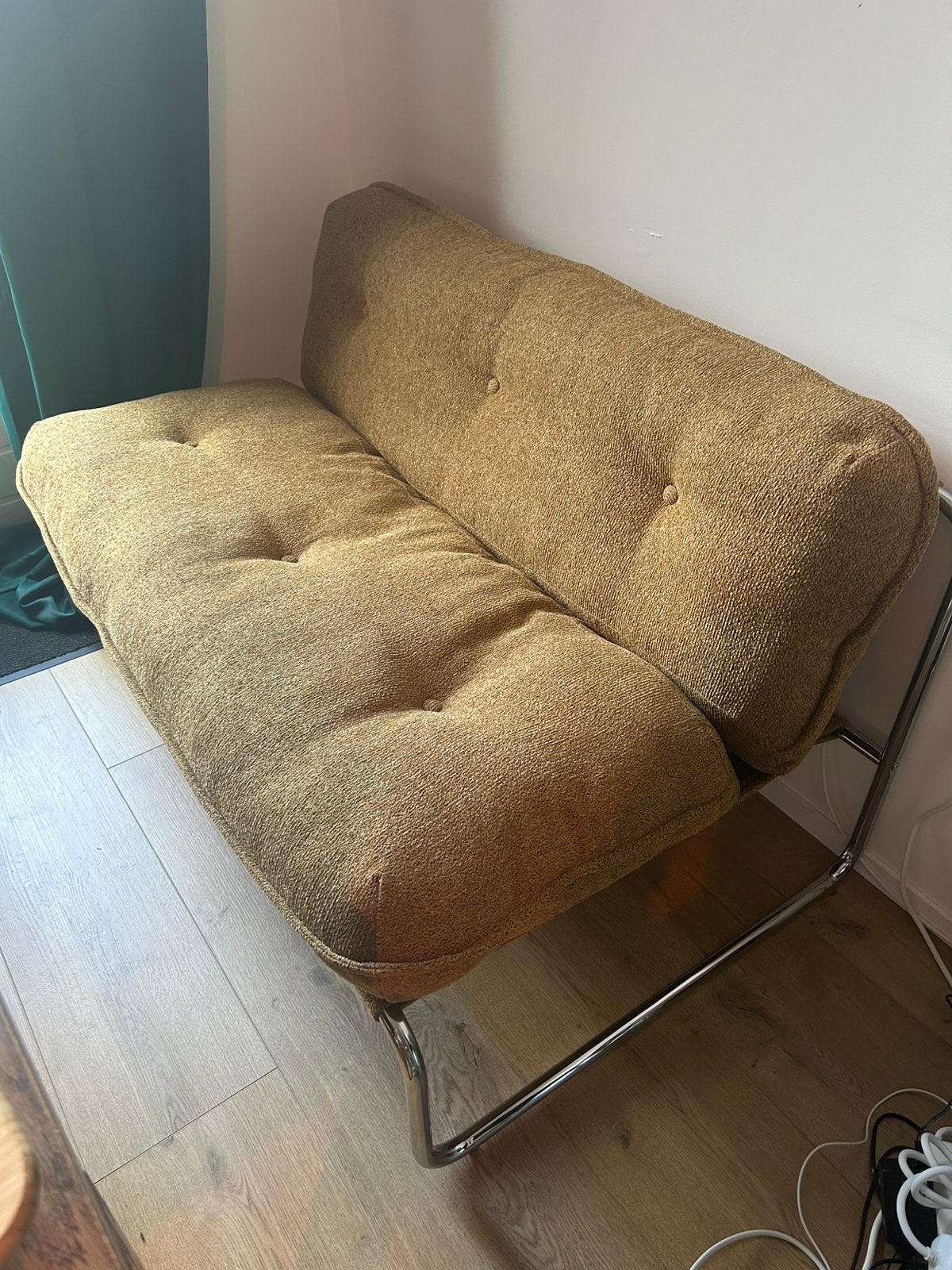 Sklum 2-zits bank 130 cm, Ophalen, 75 tot 100 cm, Metaal, Minder dan 150 cm