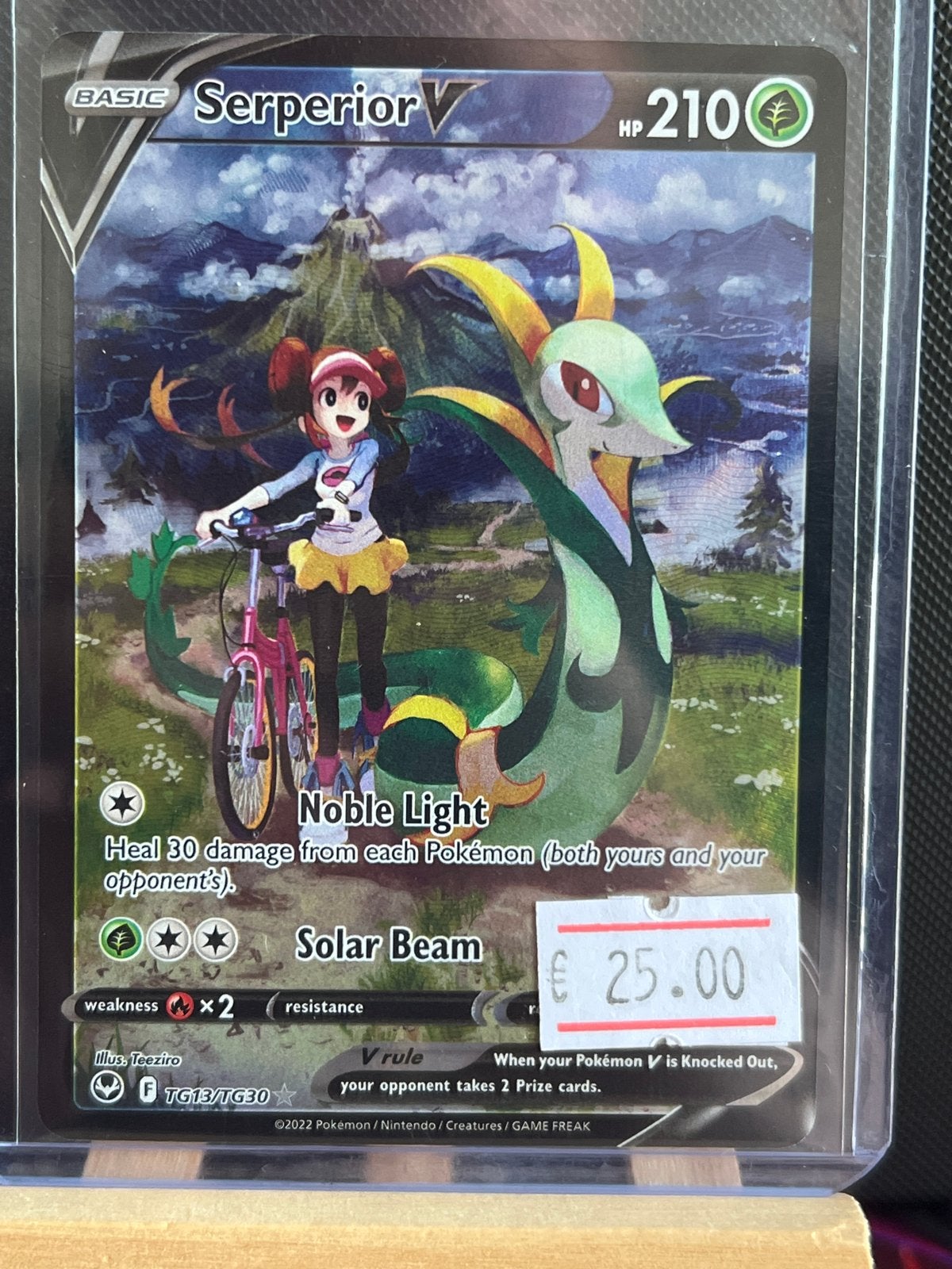 Pokémon Kaart Serperior V TG13/TG30 - Zo goed als nieuw, Ophalen of Verzenden, Zo goed als nieuw, Losse kaart