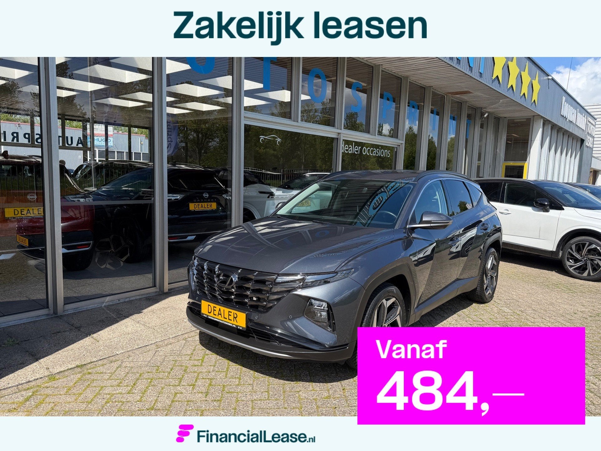 Hyundai Tucson 1.6 T-GDI MHEV Premium LEDER , 360 CAMERA , T, Gebruikt, 4 cilinders, 150 pk, 1650 kg
