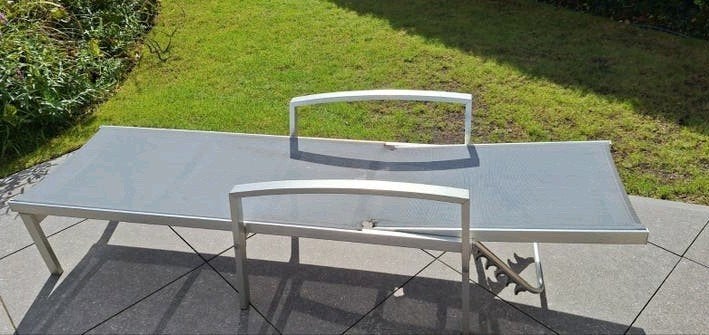 Ligbed met Madison Topline kussen - Verstelbaar, Ophalen, Gebruikt, Aluminium, Verstelbaar