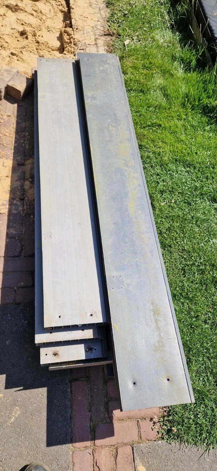 Kunststof planken voor zandbak 170x160x42 cm, Ophalen, Gebruikt
