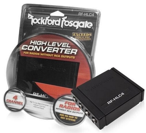 Rockford Fosgate RF-HLC4 High Level Converter / Adapter