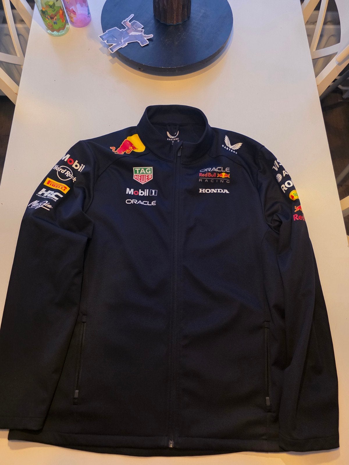 Red Bull Softshell Jas Seizoen 2025 Maat XL, Zwart, Maat 56/58 (XL), Ophalen of Verzenden, Zo goed als nieuw