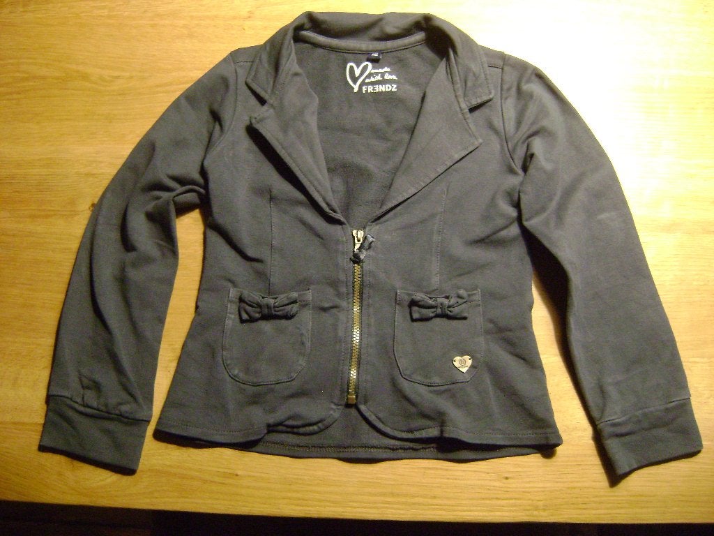 FRENDZ grijs vest maat 116, Ophalen of Verzenden, Gebruikt, Meisje, Trui of Vest