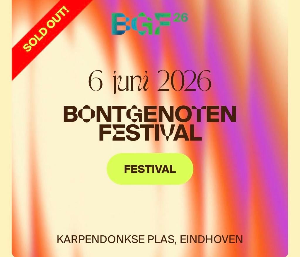 2x Bontgenoten tickets, Twee personen