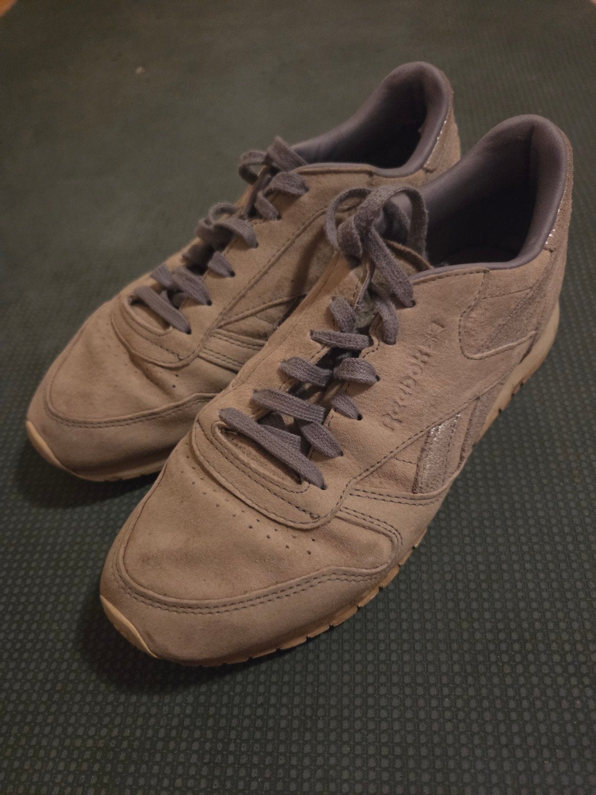 mooie Reebok grijs blauwe Sneakers maat 38, Kleding | Dames, Ophalen of Verzenden, Grijs, Gedragen, Sneakers of Gympen