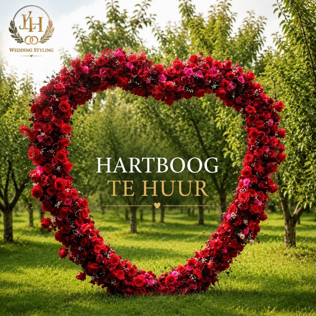 ️ ROMANTISCHE HARTBOOG BACKDROP TE HUUR ️, Ophalen