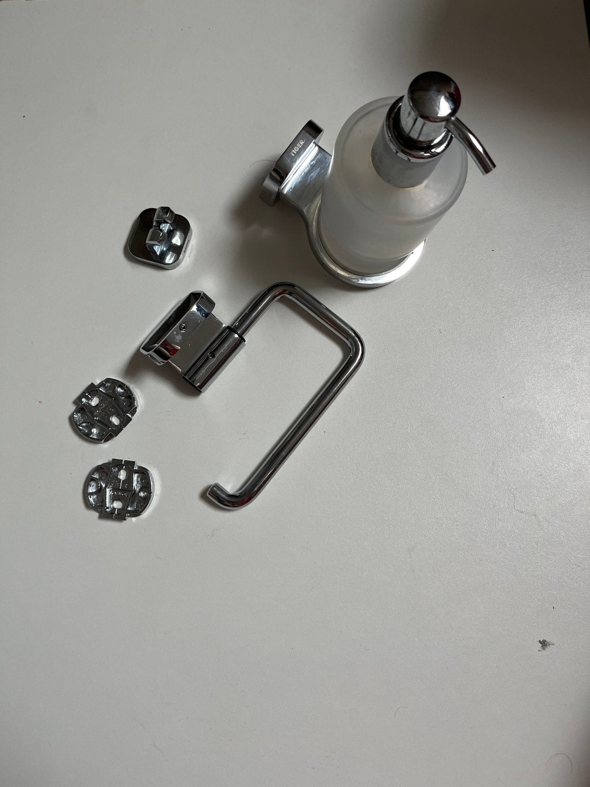Badkameraccessoireset Tiger - Zilver, Gebruikt, Overige merken, Zilver, Ophalen