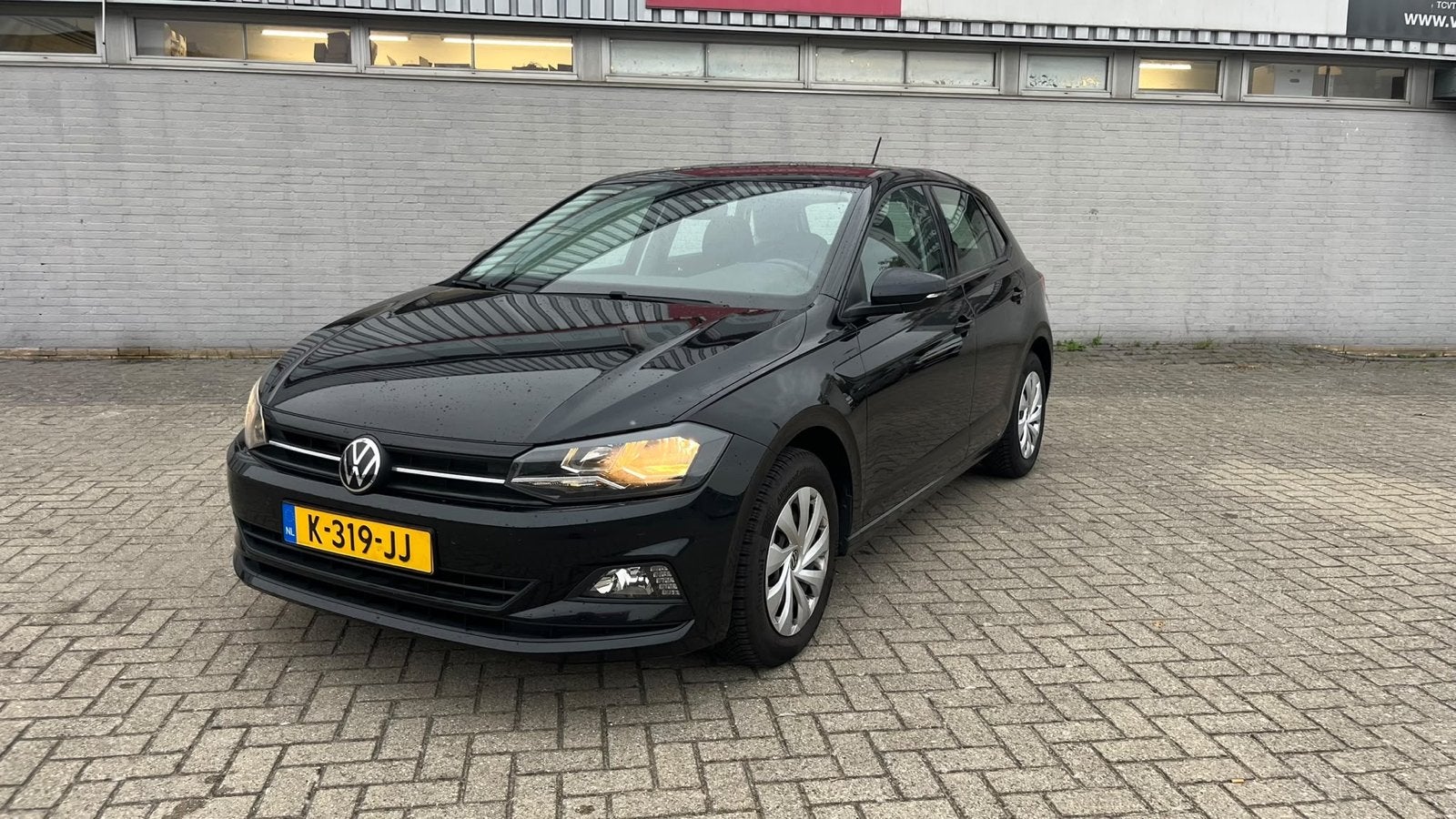 Volkswagen Polo 1.0 TSI 95pk 2021 Zwart, Voorwielaandrijving, 1063 kg, Origineel Nederlands, Handgeschakeld