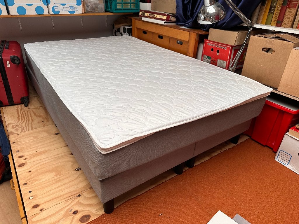 IKEA bed + matras 120x200, Huis en Inrichting, Ophalen, Overige materialen, Tweepersoons, Zo goed als nieuw