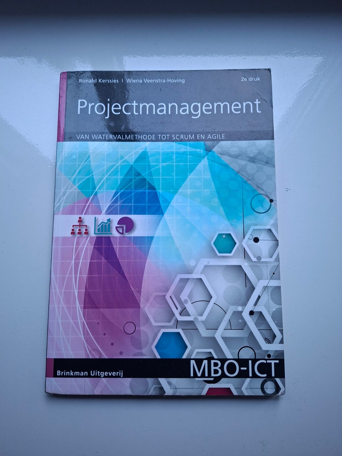 Projectmanagement MBO-ICT - Wiena Veenstra-H, Boeken, Studieboeken en Cursussen, Verzenden, Zo goed als nieuw, MBO, Ronald Kerssies, Wiena Veenstra-Hoving