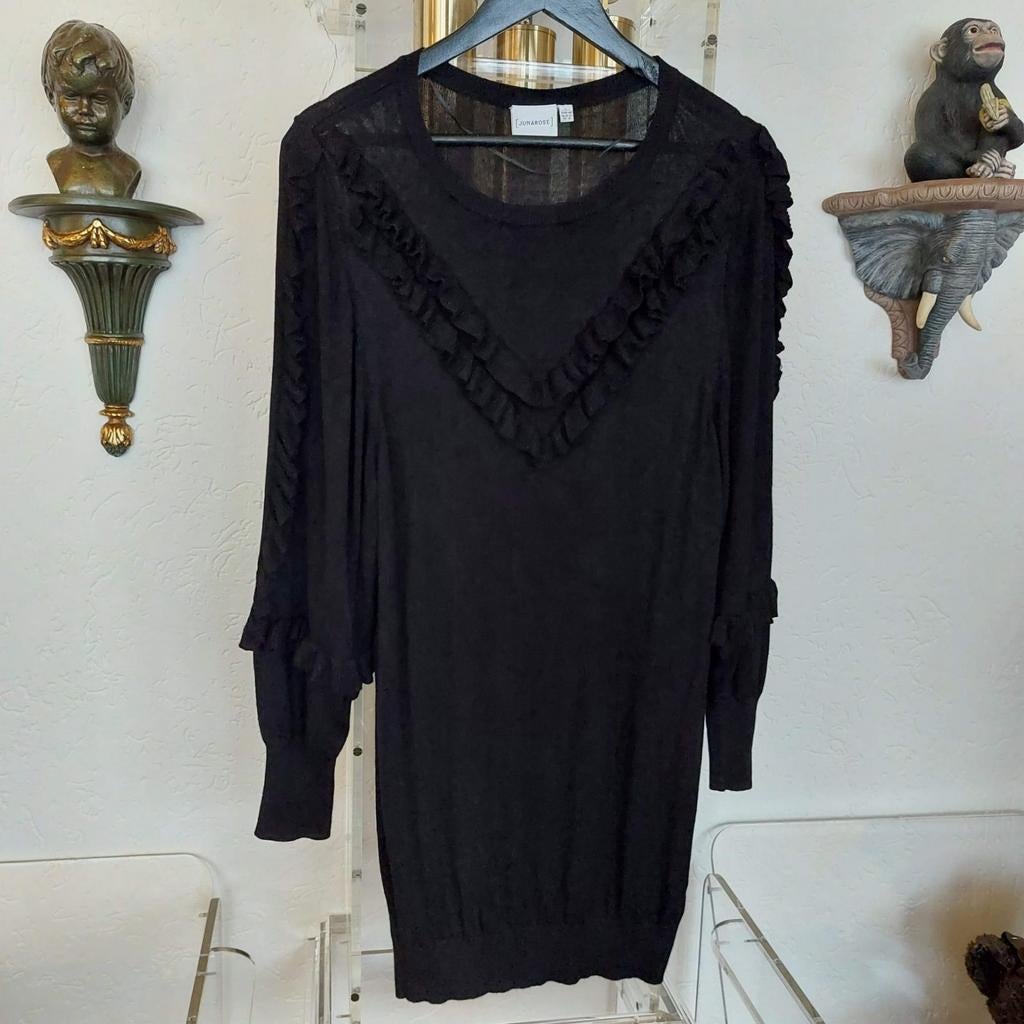 Pullover van het merk Junarose.  Maat L. (46/48), Kleding | Dames, Grote Maten, Junarose, Verzenden, Zwart, Trui of Vest