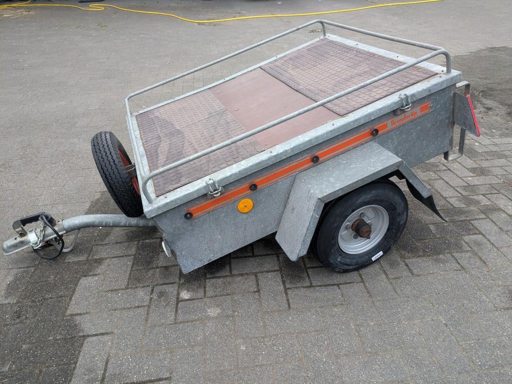 Bagagewagen Vakantie-aanhanger (Nieuwe banden) 121x94, Auto diversen, Aanhangers en Bagagewagens, Ophalen, Gebruikt