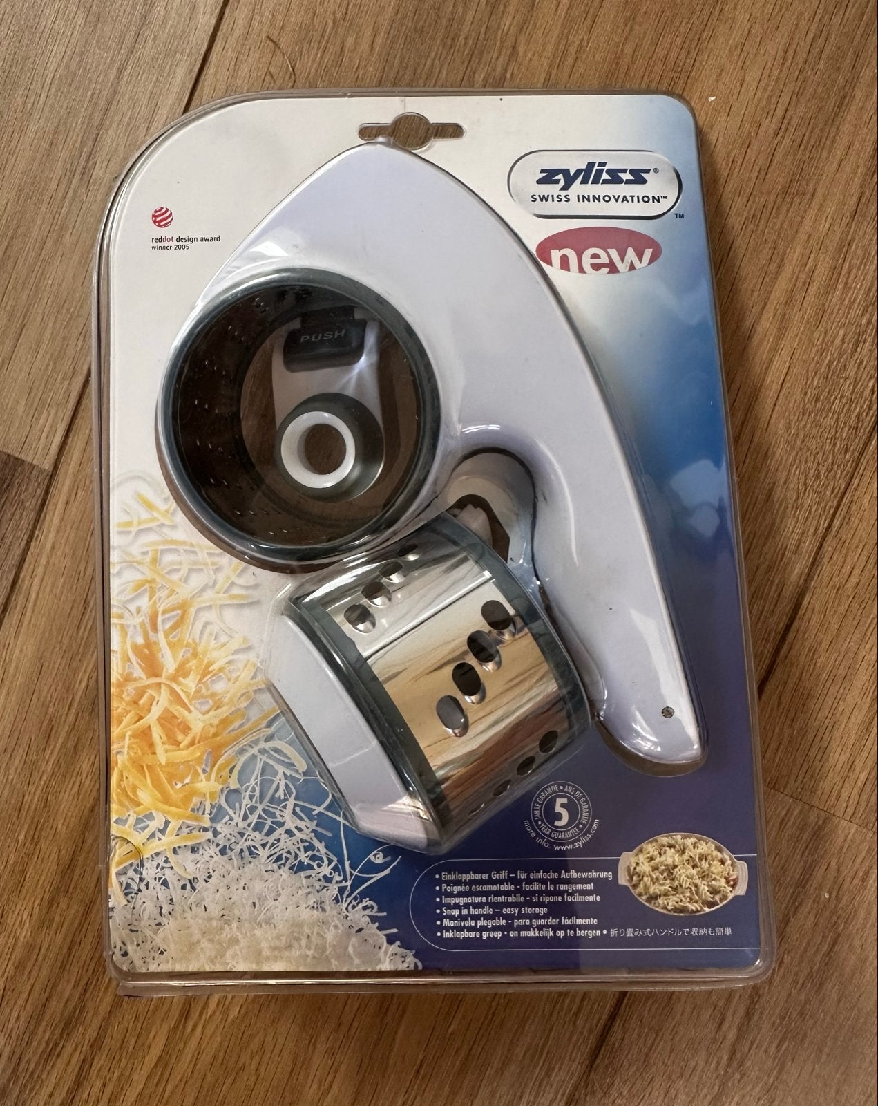 Zyliss Trommelrasp - Nieuw in verpakking, Overige typen, Nieuw, Ophalen of Verzenden, Metaal