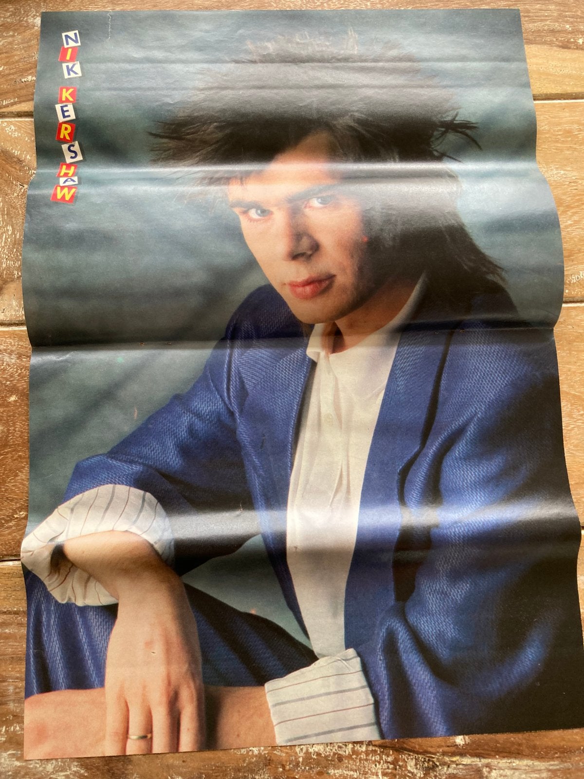 A3 Poster NIK KERSHAW, Ophalen of Verzenden, Zo goed als nieuw, A1 t/m A3, Muziek