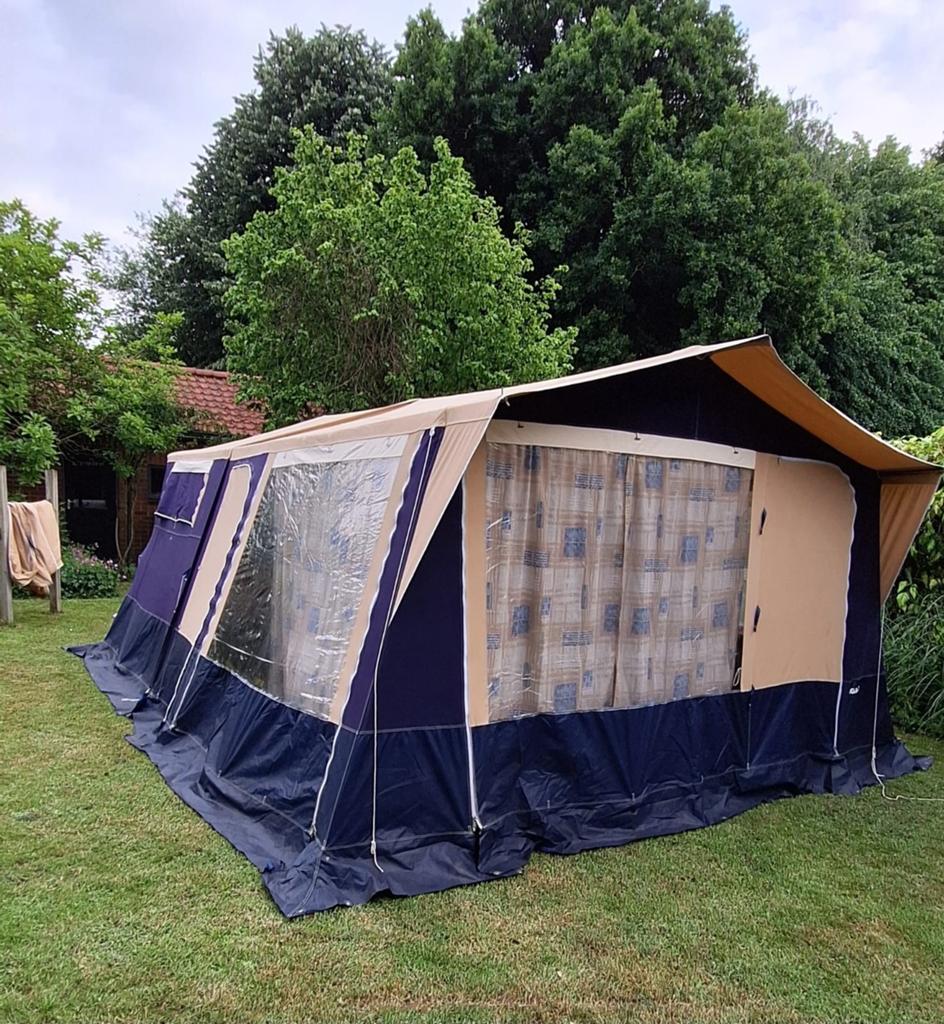 Vouwwagen Trigano, Caravans en Kamperen, Ophalen, Gebruikt