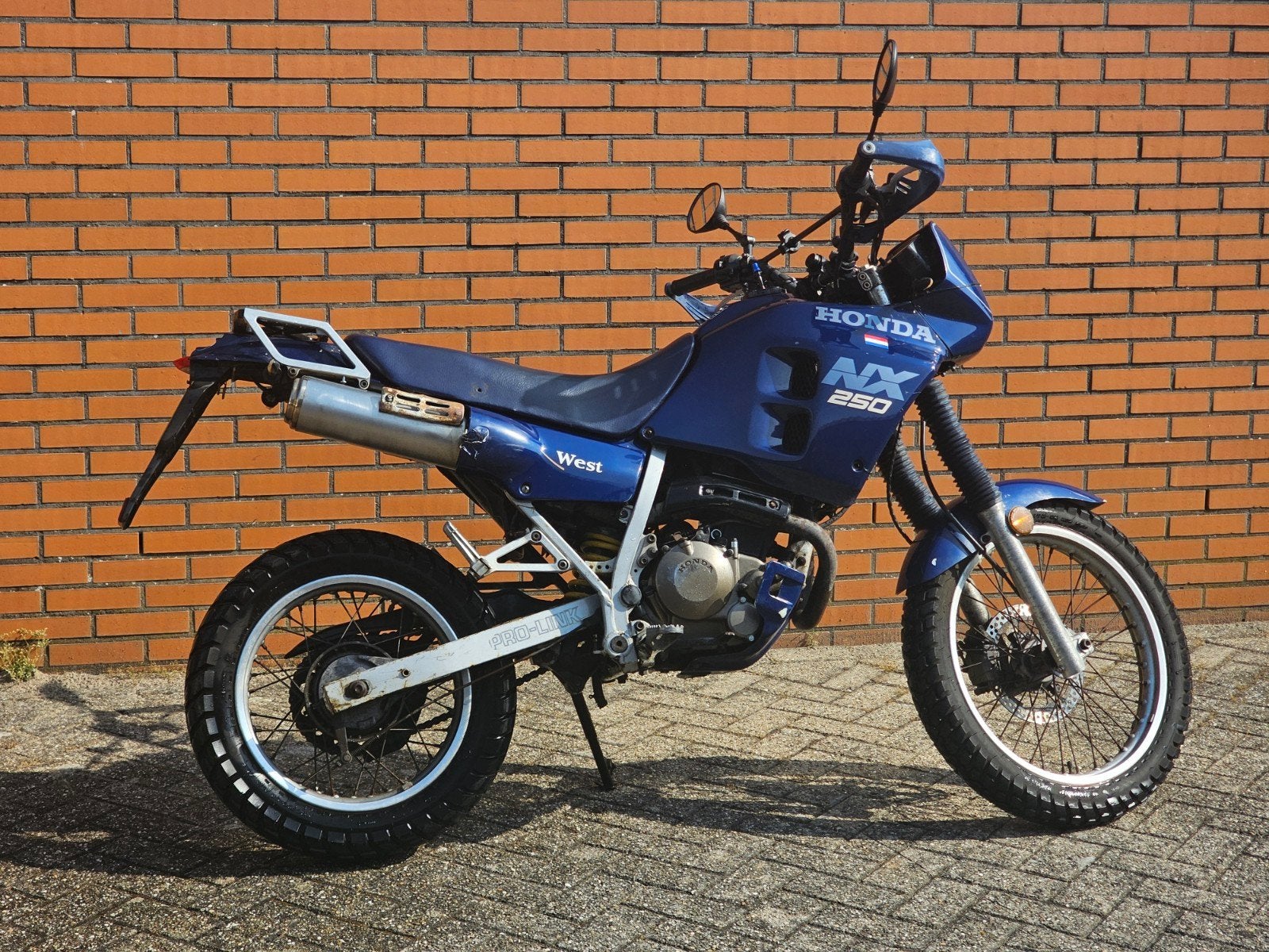 Honda NX250 (1992) –  Upgraded vering (hyperpro+sv650), Motoren, Motoren | Honda, Particulier, Ophalen