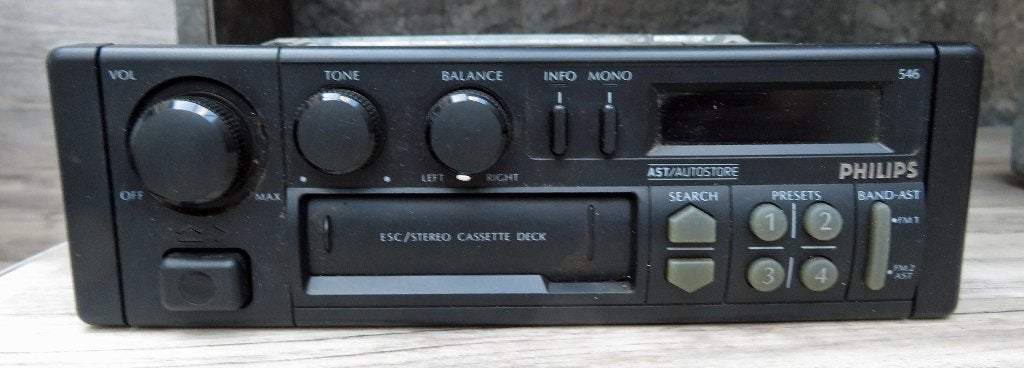 2X Philips auto radio, Ophalen of Verzenden, Gebruikt