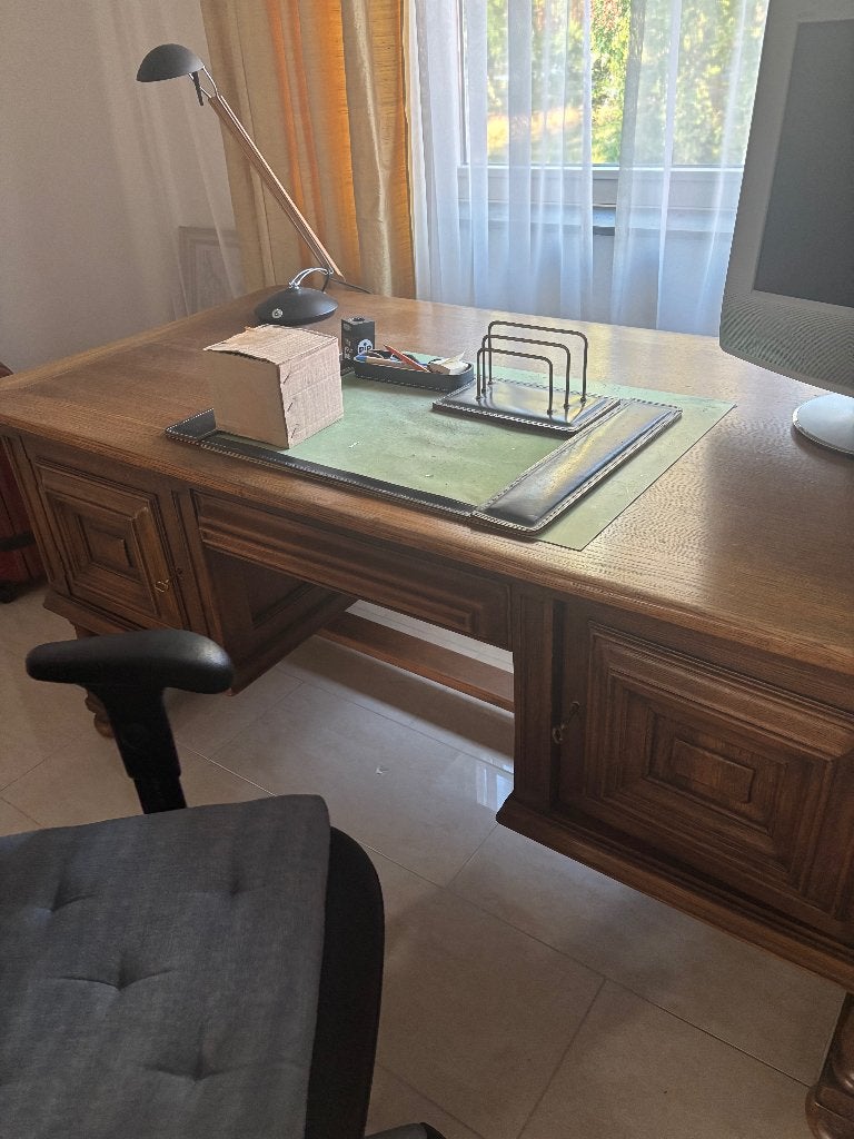 bureau, Ophalen, Gebruikt, Bruin, 140 cm