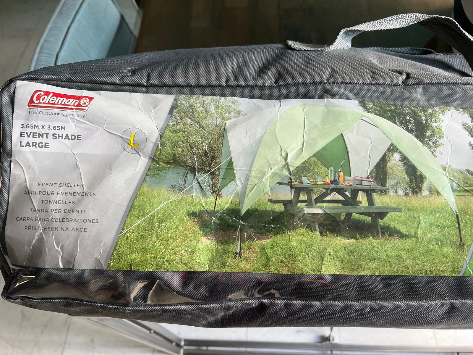 Coleman Event Shade Large 3.65 x 3.65m - Event Shelter, Caravans en Kamperen, Ophalen of Verzenden, Zo goed als nieuw