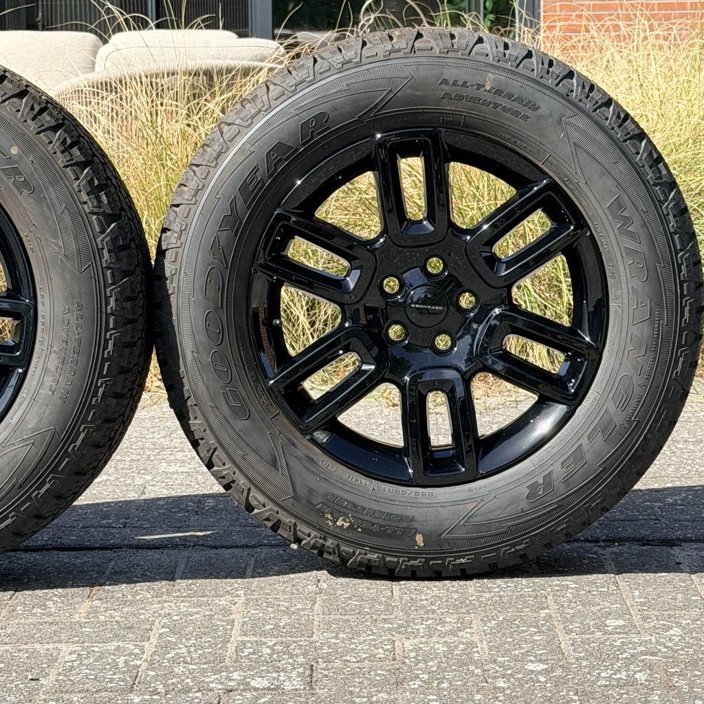 LR Defender – 19″ Style 6010 velgen + Goodyear AT banden, 255 mm, Banden en Velgen, Nieuw, All Season