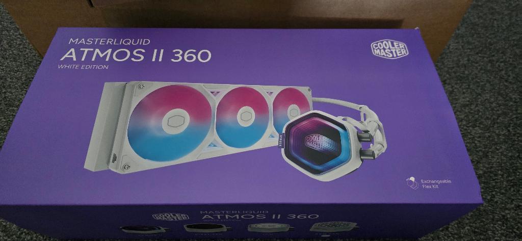 Cooler Master MasterLiquid Atmos II VRM Fan 360 Wit, Computers en Software, Computerkoelers, Ophalen of Verzenden, Nieuw, Waterkoeling