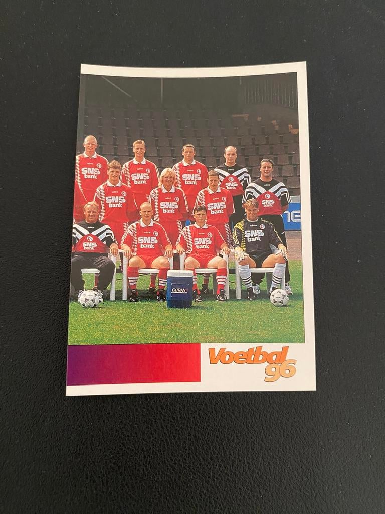 Fc Twente Elftal - Panini Voetbal 96, Ophalen of Verzenden, Zo goed als nieuw, F.C. Twente, Poster, Plaatje of Sticker