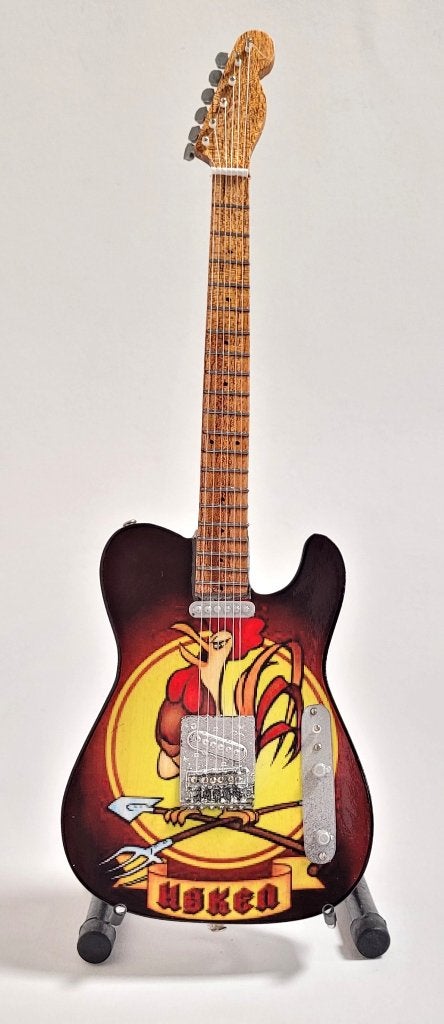 Normaal Hoken haan miniatuur gitaar 25cm mini guitar deco, Info@deconoord.nl, Deco Noord, Nieuw, Ophalen of Verzenden