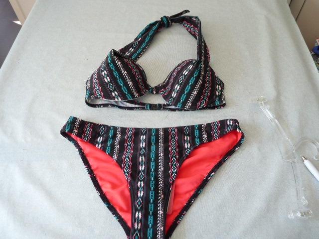 chique zwart met strepen bikini mt 38 Manouxx Nieuw, Nieuw, Ophalen of Verzenden, Bikini, Manouxx