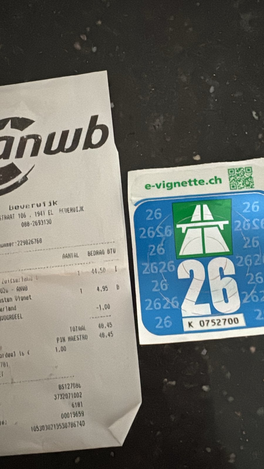 Zwitserland vignet, Tickets en Kaartjes