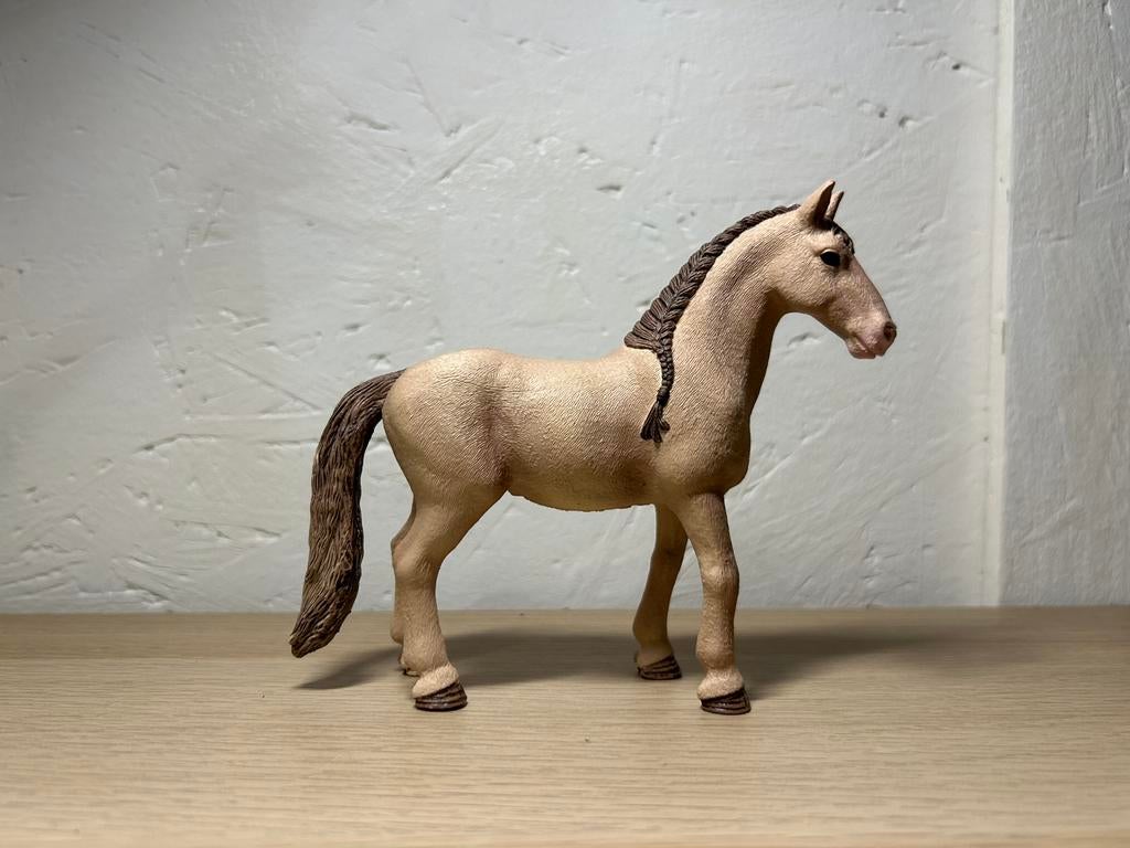 Schleich lusitano merrie exclusive/exclusief 26, Verzamelen, Dierenverzamelingen, Ophalen of Verzenden, Zo goed als nieuw, Paard