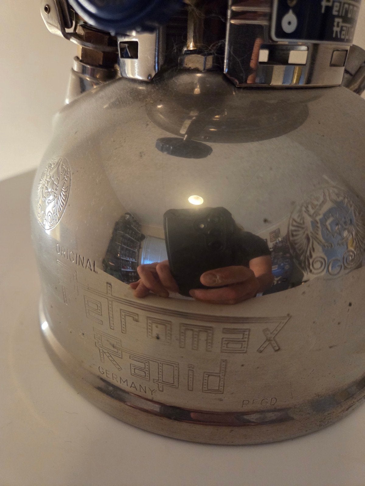 Petromax Rapid 829/500CP Petroleumlamp - Vintage, Ophalen of Verzenden