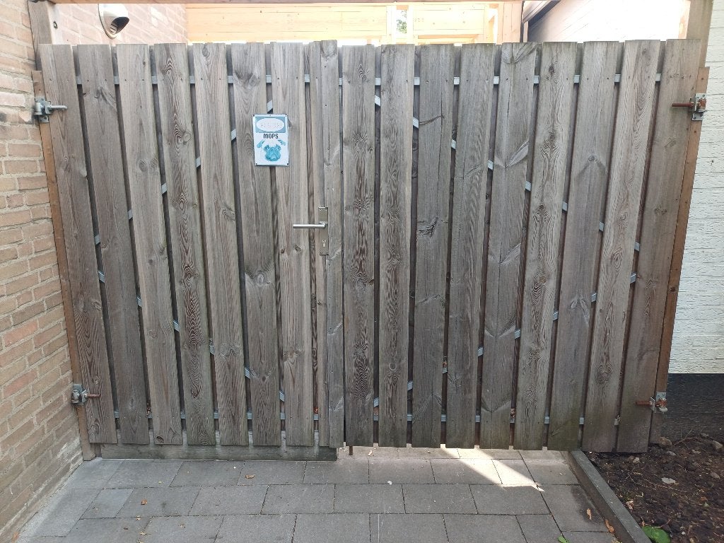 Houten poort, Tuin en Terras, Tuinpoorten, Ophalen, Gebruikt, 150 tot 200 cm, Hout