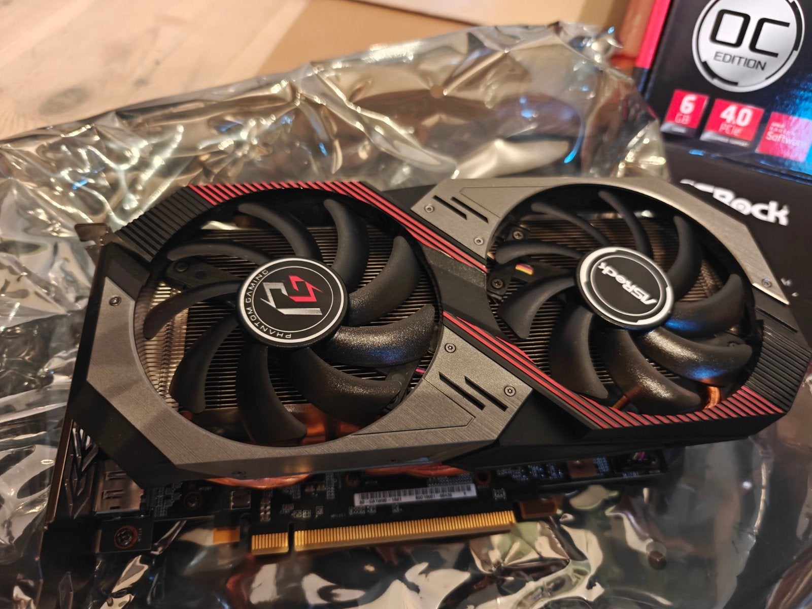 ASRock Phantom Gaming AMD Radeon RX 5600XT5600 XT OC Edition, Computers en Software, Videokaarten, AMD, GDDR6, PCI-Express 4, Ophalen of Verzenden