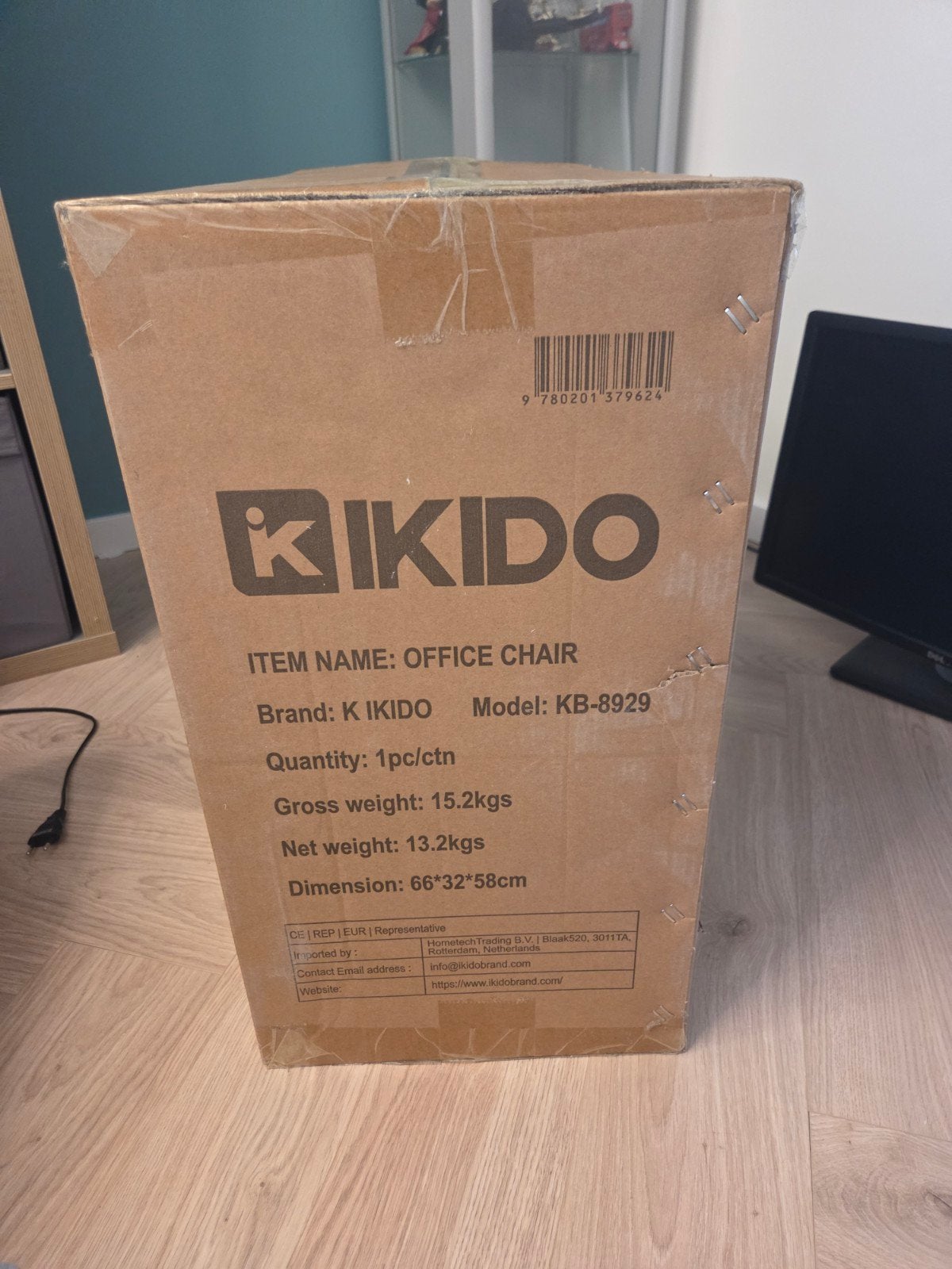 Nieuwe Ergonomische Bureaustoel K IKIDO KB-8929 in doos, Ophalen of Verzenden