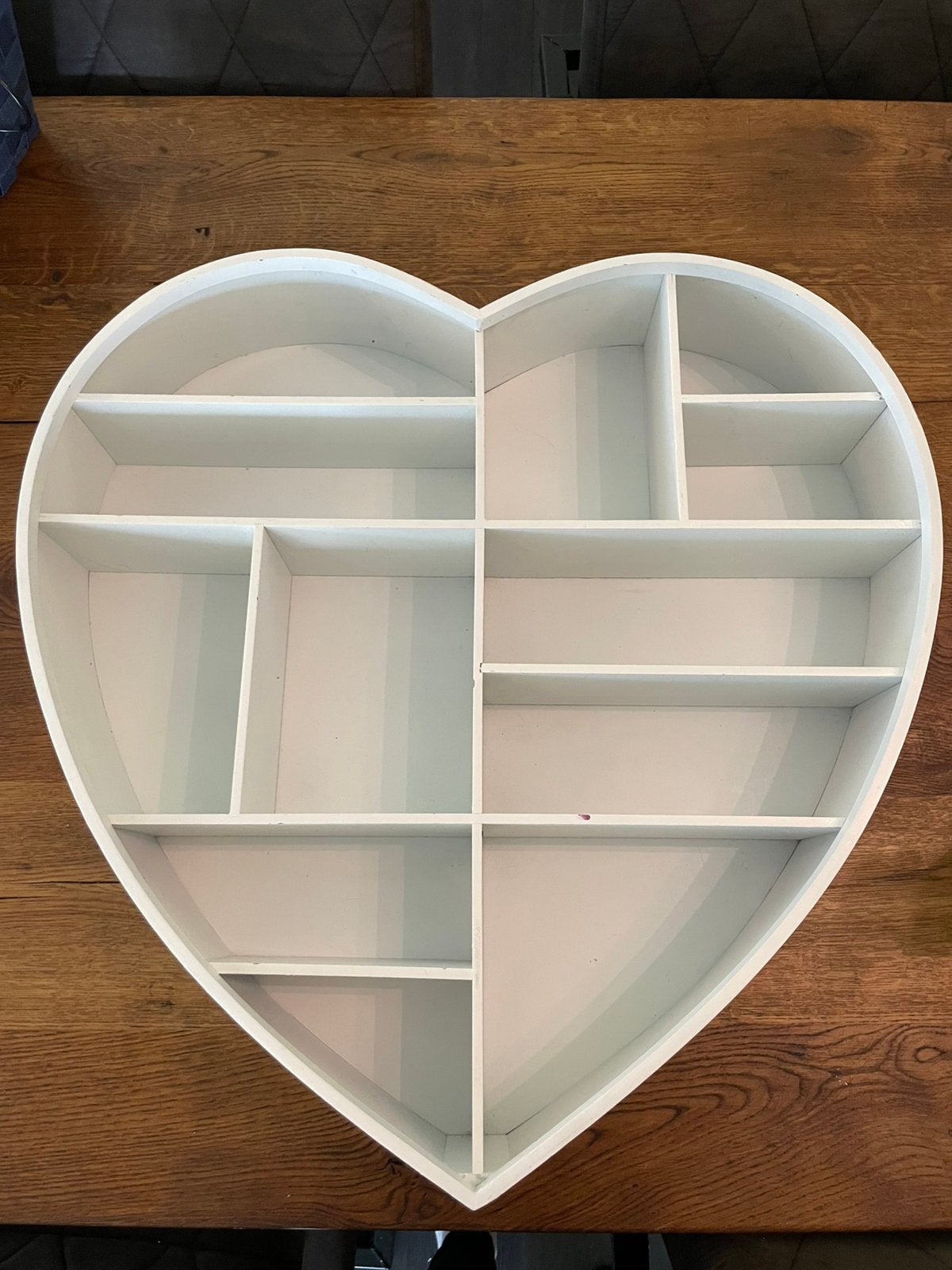 Groot hart voor decoratie, Huis en Inrichting, Ophalen, Gebruikt, Hout, 60 cm