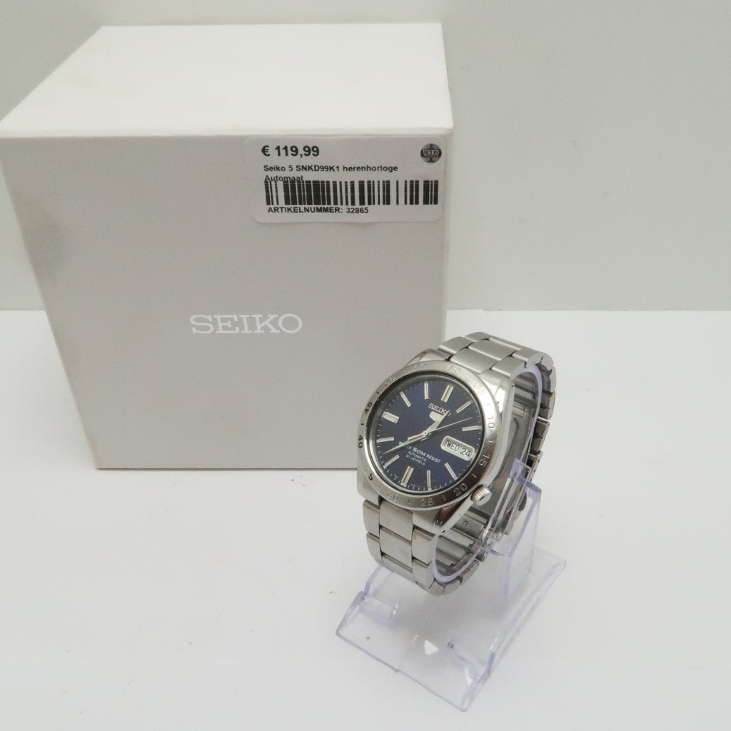 Seiko 5 SNKD99K1 herenhorloge Automaat, Sieraden, Tassen en Uiterlijk, Horloges | Heren, Seiko, Gebruikt, Support@seiko.com, 5-11, Akasaka 2-chome
Minato-ku, Tokyo 107-0052
Japan