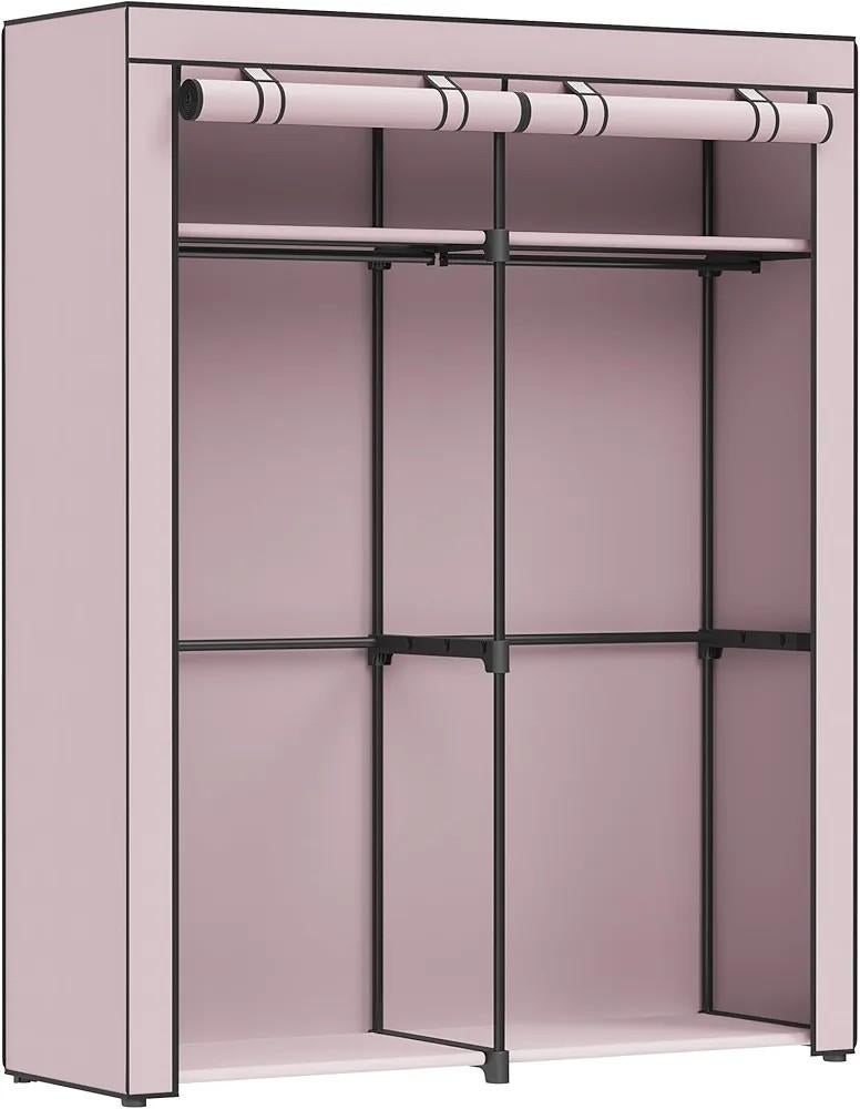 Kledingkast Garderobekast Afsluitbaar Lavendel 140x43x174cm, Met deur(en), 100 tot 150 cm, Overige materialen, Nieuw