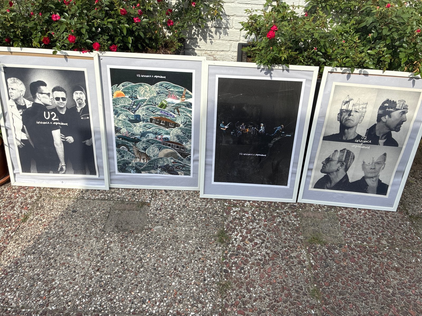 U2 Innocence + Experience Tour Posters (4 stuks), 50 – 75, Minder dan 50 cm, Ophalen of Verzenden, Zo goed als nieuw