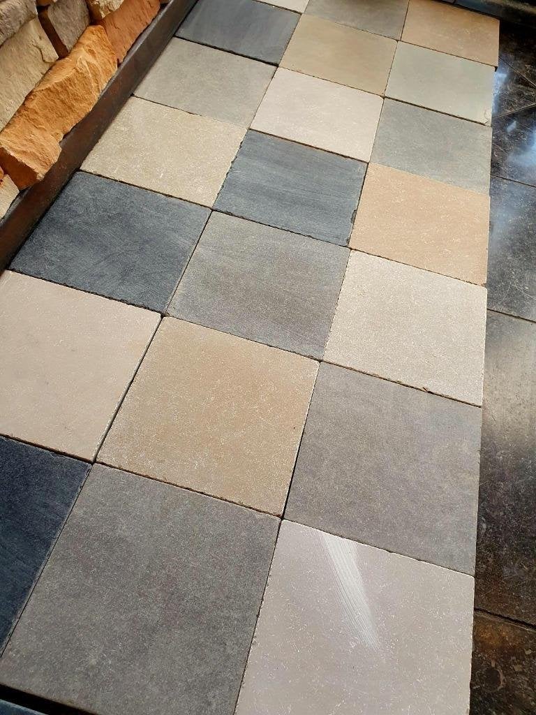 ANTIEKE TEGELS ESTRIKKEN 20X20CM OP=OP!, Tuin en Terras, Ophalen of Verzenden, Nieuw, Hout