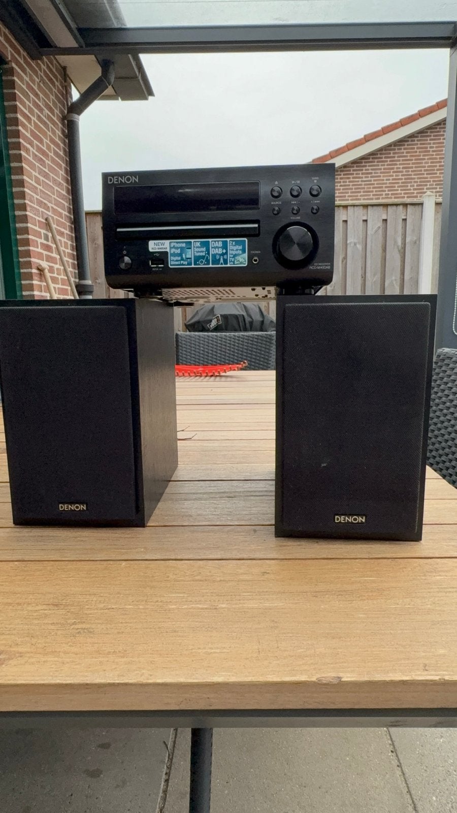 Denon RCD-M40DAB Microset met speakers, Ophalen, Denon, Zo goed als nieuw, Microset