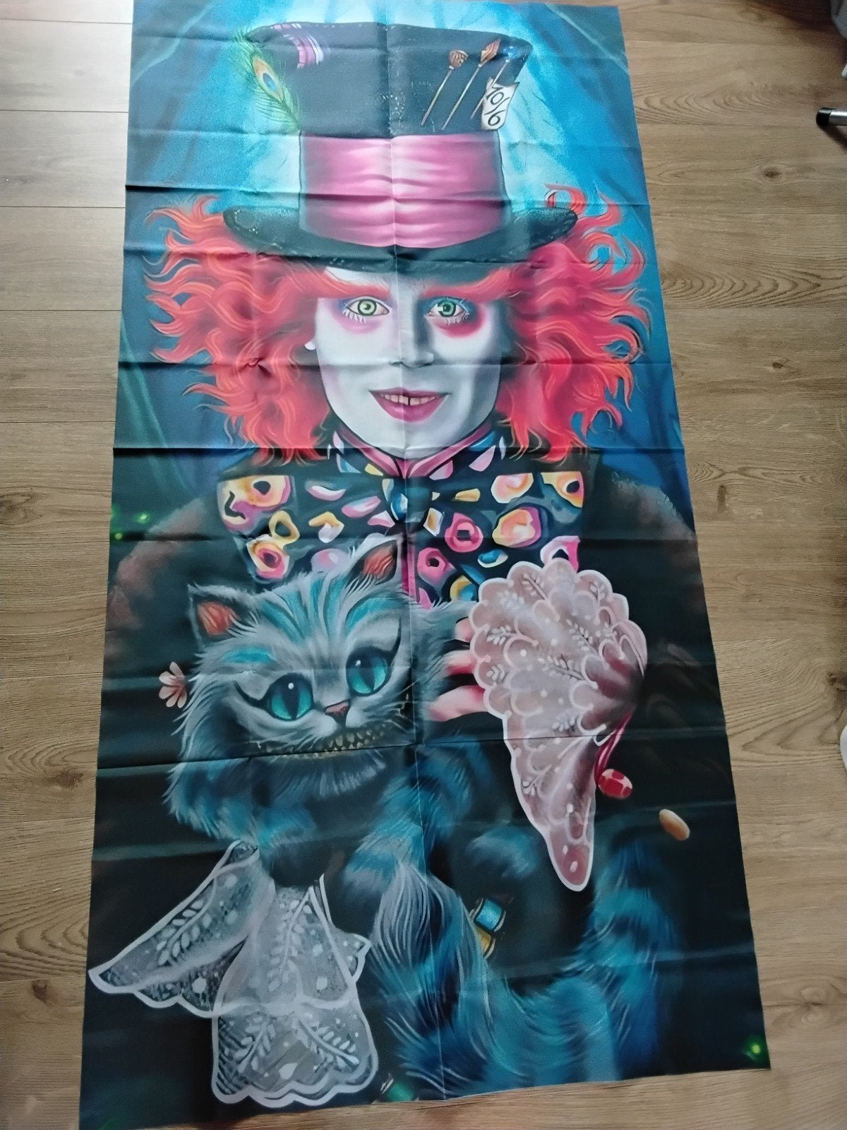 Deurbanner Alice in Wonderland, Ophalen of Verzenden