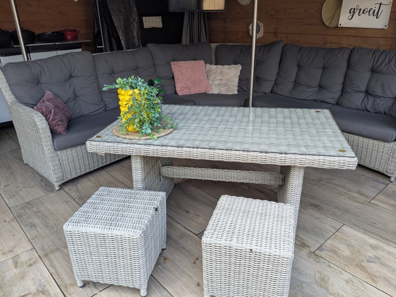 loungeset, Ophalen, 7 zitplaatsen