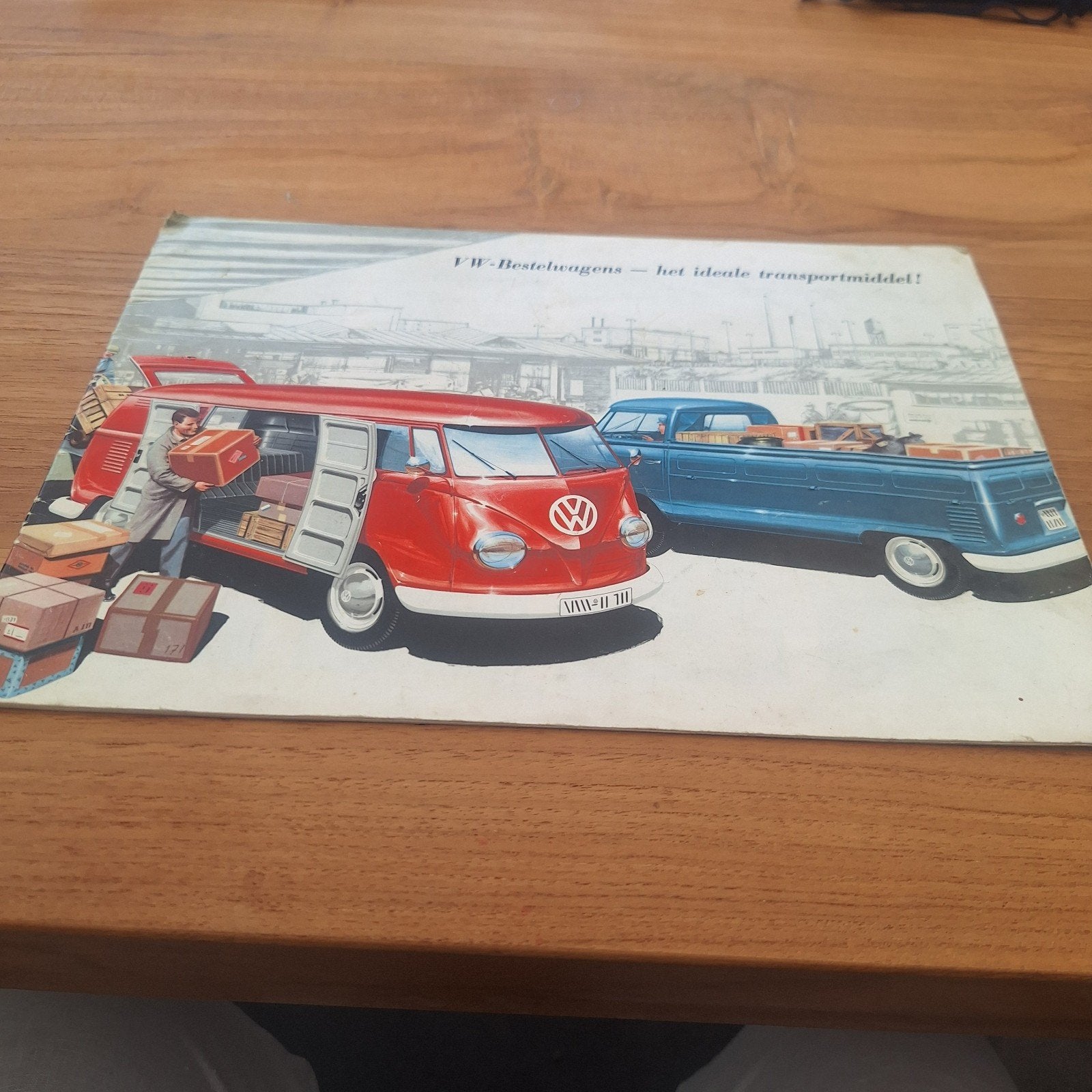 Vintage VW Bestelwagens Brochure (1960s), Boeken, Ophalen of Verzenden, Gelezen, Volkswagen, Volkswagenwerk GmbH