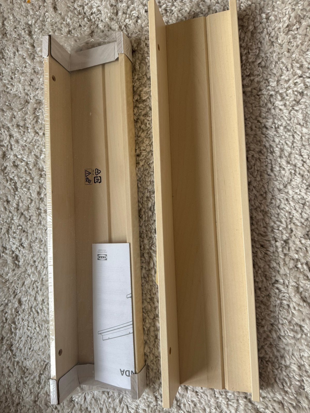 2x IKEA Mosslanda Fotoplank 55cm - Nieuw in verpakking, Ophalen, Nieuw