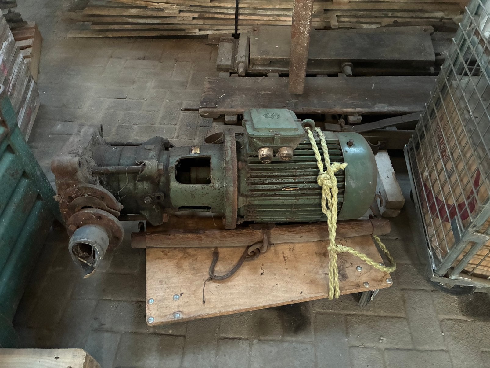 Zware beregenings motor, Ophalen of Verzenden, Gebruikt, Elektrisch, Beregeningspomp