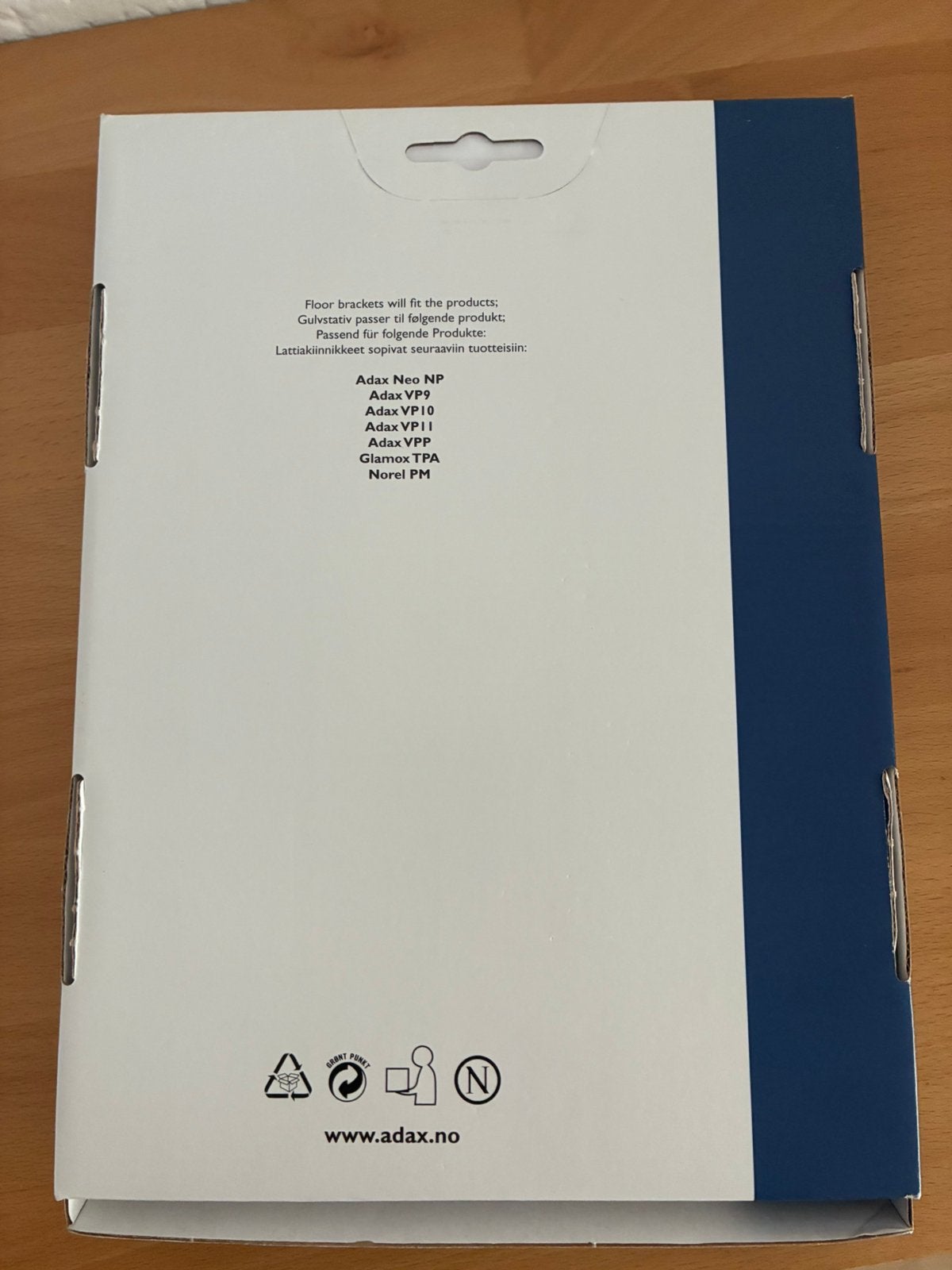 Adax Radiatorsteun hoog model - Vloerbeugels voor paneelradi, Ophalen of Verzenden, Nieuw, Overige typen