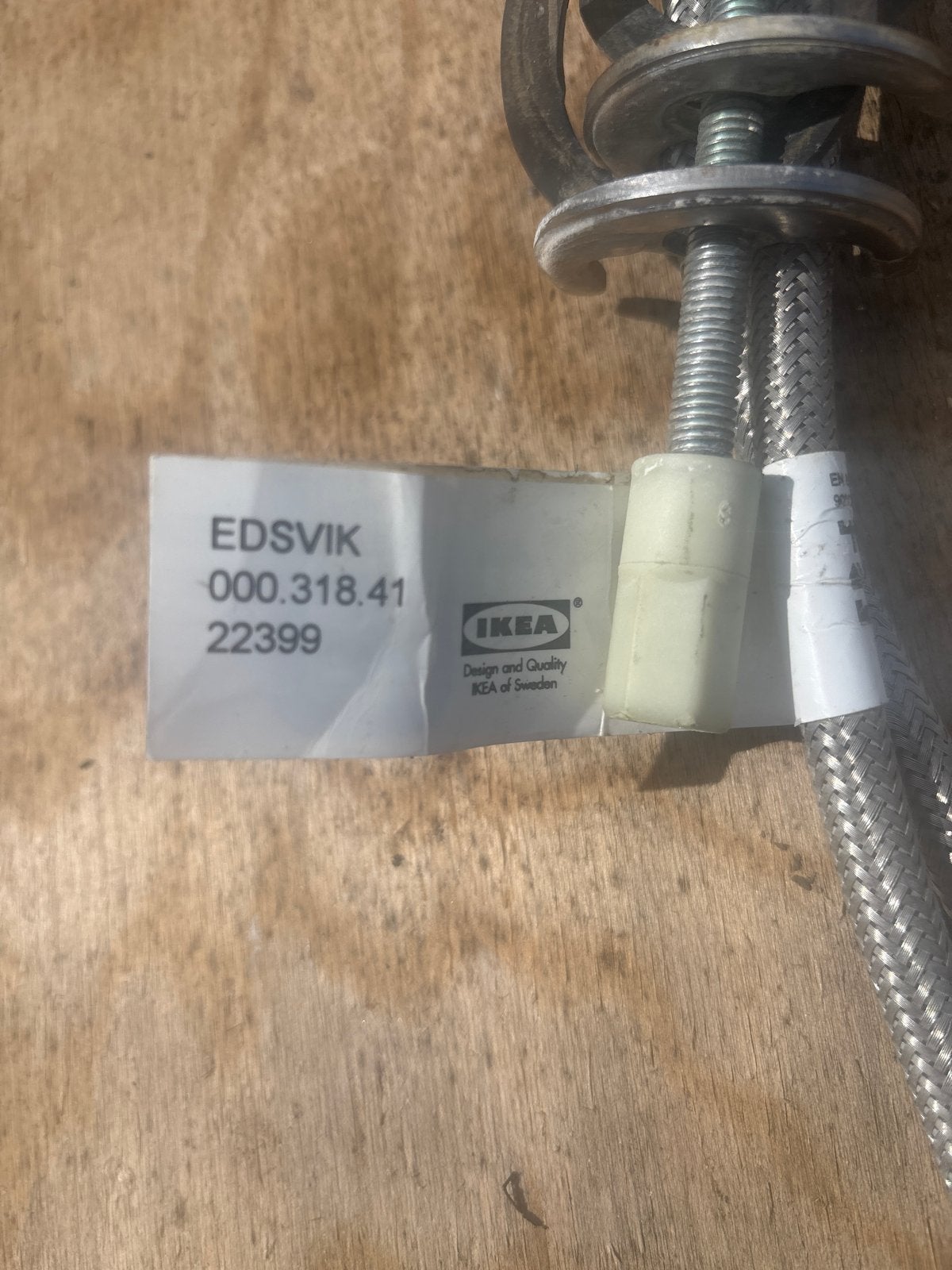 Chromen Keukenkraan met Dubbele Bediening, Ophalen, Gebruikt, Chroom, Kraan