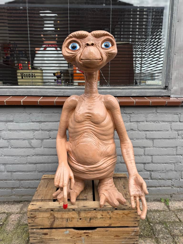 Grote E.T. the Extra-Terrestrial Figuur - Film Prop Replica, Ophalen, Actiefiguur of Pop, ., Zo goed als nieuw